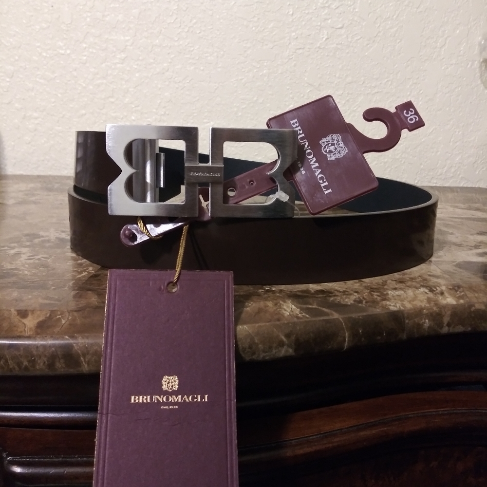 Bruno Magli leather belt
